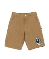 WASHED DUCK PAINTER SHORTS